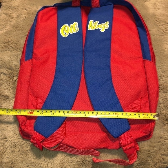 vintage Edmonton Oil Kings Small Back Back Pack Sac Excellent Condition - Picture 4 of 7